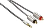 Hama Cinch Klinke Kabel 1m (3,5 mm Klinkenkabel &ndash; 2x Cinch Kabel, Audio Kabel f.