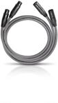 OEHLBACH NF 14 Master X NF-Audiokabel mit XLR-Stecker, symmetrisch aufgebaut grau