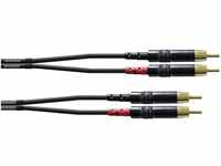 CORDIAL Kabel audio doppelt Rca 90 cm Kabel AUDIO Essentials RCA