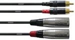 CORDIAL Kabel audio doppelt XLR male/Rca 1,5 m Kabel AUDIO Essentials RCA