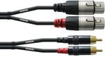 Cordial CFU 3 FC Audiokabel XLR f-Cinch 3 m Rean Stecker