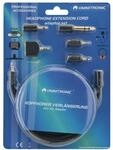 OMNITRONIC Kopfh&ouml;rerverl&auml;ngerung 3m mit Adapterset | 3 m Kabel mit 3,5 mm