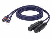 DAP Audio FL25150 Cinch-Kabel/XLR-Buchse, 150 cm