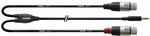 Cordial CFY 1.8 WFF Y-Adapterkabel XLR female 1,8 m Rean Stecker