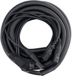Pronomic Stage EUIECX-10 Hybridkabel Schukostecker auf Kaltger&auml;tebuchse, XLR/XLR 10m