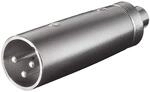 XLR Adapter 3-polig XLR Stecker auf Cinch Kupplung