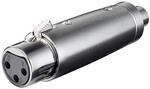XLR Adapter 3-polig XLR Kupplung auf Cinch Kupplung