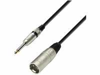 Adam Hall Cables 3 STAR MMP 0100 Mikrofonkabel XLR Female auf Klinke TS | 1 m