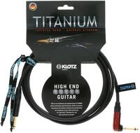 Klotz TIR0600PSP Titanium Gitarrenkabel mit Silent Plug, 6,35 mm (1/4 Zoll) gerade