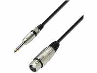 Adam Hall Cables 3 STAR MFP 0300 Mikrofonkabel XLR female auf 6,3mm Klinke mono 3 m
