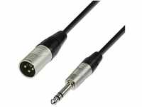 Adam Hall Cables 4 STAR BMV 0300 Symmetrisches Kabel REAN XLR Male auf Klinke TRS | 3