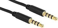DELOCK Cable DE Audio Jack 3.5MM M/M 3M Negro