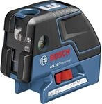 Bosch Professional GCL 25, &plusmn; 4&deg; Selbstnivellierbereich, IP 54 Staub- und