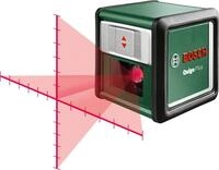 Bosch Kreuzlinienlaser Quigo Plus mit Stativ (einfaches Ausrichten in gleichen und