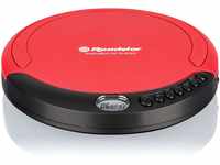 Roadstar PCD-435CD tragbarer CD-Player inkl. Ohrhörer rot
