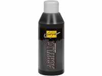 KREUL 84226 - Solo Goya Acrylic schwarz, 250 ml Flasche, cremige vielseitig