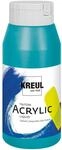 Kreul 84333146 17046 - Solo Goya Triton Acrylfarbe t&uuml;rkisblau, 750 ml Flasche,