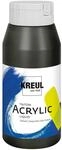 KREUL 17009 - Triton Acrylic Liquid Schwarz 750 ml, Hochwertige K&uuml;nstler-Acrylfarbe