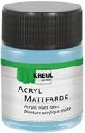 KREUL 75538 - Acryl Mattfarbe, bayrischblau im 50 ml Glas, cremig deckende,