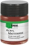 KREUL 75536 - Acryl Mattfarbe, rehbraun im 50 ml Glas, cremig deckende,