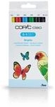 COPIC Ciao Marker 5+1 Set "Leuchtende Farben", 5 Allround-Layoutmarker, mit einer
