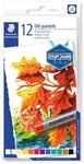 STAEDTLER 2420 C12 &Ouml;lpastellkreiden (wasserfest, haftet auf nahezu allen glatten