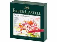 Faber-Castell 167147 - Pitt Artist Pen Geschenkbox, 24 Farben