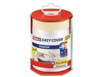 tesa Easy Cover Premium Abdeckfolie für Malerarbeiten - 2 in1 Malerfolie zum