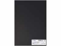 Heyda 204711490 Tonpapier (DIN A4, 130 g qm, 100 Blatt) schwarz