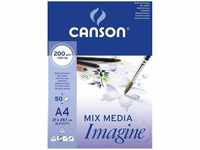 Canson 200006008 Imagine Mix-Media Papier, A4, rein weiß, A4 - 21 x 29,7 cm