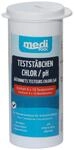 Medipool Schwimmbadpflege TestSt&auml;bchen Chlor/pH, 50 St&uuml;ck