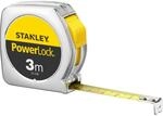 Stanley Bandma&szlig; Powerlock 0-33-238 (3m, 12,7mm breit, robustes Kunststoffgeh&auml;use,