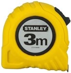 STANLEY Ma&szlig;band Bandma&szlig; (3 m Ma&szlig;band, extra-starkes gebogenes Band,