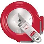 BMI 520221020A Kapselbandma&szlig;, 20 m x 13 mm, glasfaserverst&auml;rkt, gelb/rot/grau