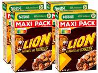 Nestlé Lion Cereals | Schoko Müsli mit Karamell | 38% vitales Vollkorn | Mit