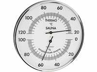 TFA Dostmann Analoges Sauna-Thermo-Hygrometer, 40.1032, Messung der