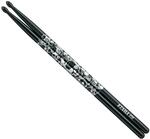 Tama 5A Sticks O5A-S-BS "Skull", Schwarz, silberner Druck