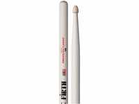 VIC FIRTH 5BW Drum-Stick "5A American Classic-Serie, Hickory,Wood-Tip"