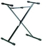K&M 18969 Keyboardst&auml;nder Schwarz aus Stahl &ndash; X-St&auml;nder f&uuml;r Kinder &ndash;