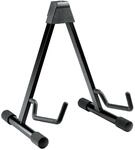 K&M 17541 A-Gitarrenst&auml;nder Schwarz - 22 bis 35 cm Breite - niedriger St&auml;nder f&uuml;r
