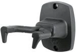 K&M 16240 Gitarren-Wandhalter Schwarz - patentiertes Einh&auml;ngesystem mit Zapfen,