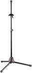 K&M 14985 Posaunen-/Basstrompetenst&auml;nder Schwarz - Kunststoffsockel mit Klappf&uuml;&szlig;en