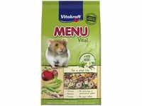 Vitakraft Menu Vital, Hauptfutter für Hamster, mit Gemüse und Kräutern, ohne