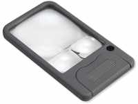 Carson Pocket Magnifier kompakte Taschenlupe mit LED und 3 Vergrößerungsstufen