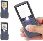 Carson MiniBrite 5x Taschenlupe mit Schutzh&uuml;lle und LED-Licht - praktische Sehhilfe