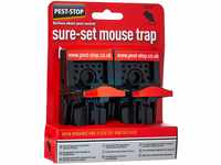 Pest-Stop PSSPT Pest-Stop Sure Set Plastik Mausefalle (Zwei Falle)
