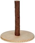 Kerbl Pet Futterbaum, Nagerbaum, H&ouml;he 30 cm, bef&uuml;llbar, unbehandeltes Holz