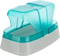 Trixie Sable de Bain pour hamster et souris, 17 x 10 x 10 cm, Blanc/turquoise