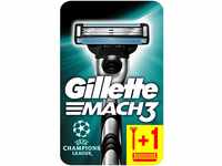 Gillette Mach3 Rasierer + 1 Klinge für Männer mit stärkeren als Stahlklingen