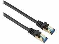 Hama Ethernet Cat 6 Netzwerkkabel PIMF (10 m Patchkabel, 1000Mbit/s, vergoldet,